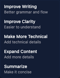 ai content improvement