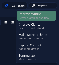 ai content improvement