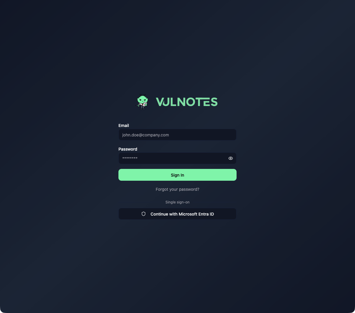 Dev1 login page with the Continue with Microsoft Entra ID button