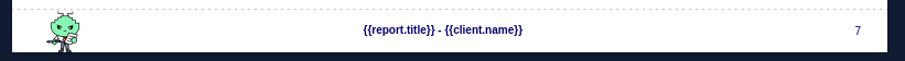Footer example