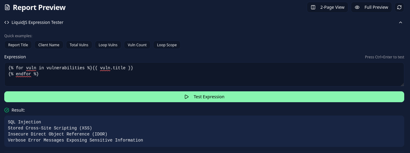 LiquidJS Debugger