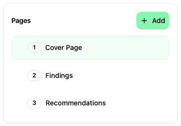 Multi-page structure