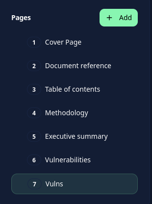 Multi-page structure