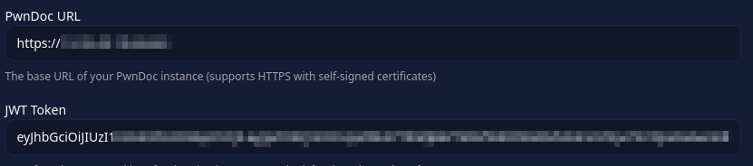 PwnDoc credentials